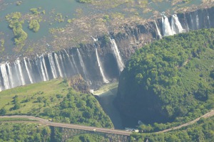 Zambie - Viktoriiny vodopády
