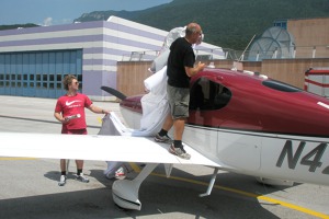 Cirrus SR  20, N 427 CR - Trento, Itálie