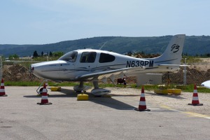 Cirrus SR 22 po havárii - Split, Chorvatsko