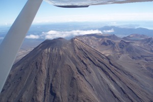 Nový Zéland - sopka Tongariro