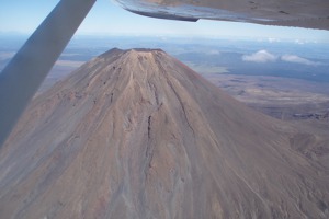 Nový Zéland - sopka Tongariro