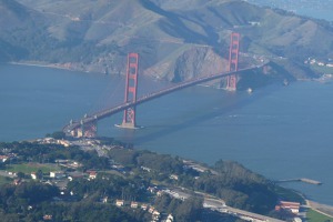 San Francisco - Golden Gate bridge z různých úhlů