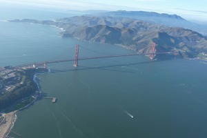 San Francisco - Golden Gate bridge z různých úhlů