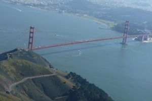 San Francisco, Golden Gate bridge z různých úhlů