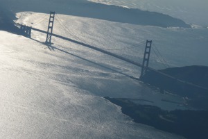 San Francisco, Golden Gate bridge z různých úhlů