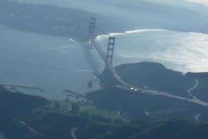 San Francisco, Golden Gate bridge z různých úhlů