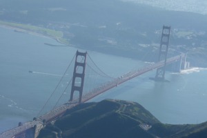 San Francisco, Golden Gate bridge z různých úhlů