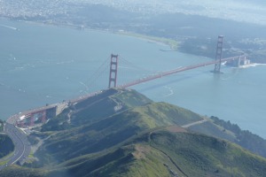 San Francisco, Golden Gate bridge z různých úhlů