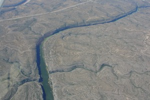 Texas, řeka Rio Grande - hranice s Mexikem