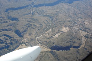 Texas, řeka Rio Grande - hranice s Mexikem