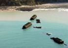 Over the D-day beaches