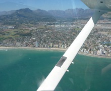 South Africa – over the Atlantic, towards Cape Town