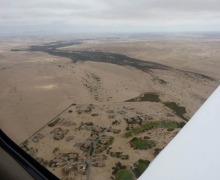 Namibia – a settlement in the Namib desert