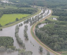 River Dyje during floods