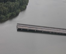 Želivka dam - unfinished motorway