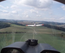 Glider tow - VSO 10 at Benešov u Prahy Glider tow - VSO 10 at Benešov u Prahy