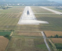 On final, Ronchi - Trieste, Italy On final, Ronchi - Trieste, Italy