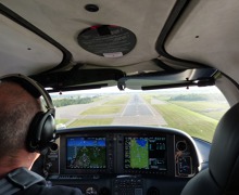 On final - Buffalo, USA On final - Buffalo, USA