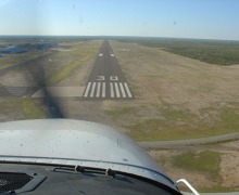 On final, Etosha, Namibia On final, Etosha, Namibia