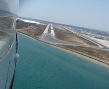 On final, Larnaca, Cyprus On final, Larnaca, Cyprus