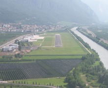 On final, Trento, Italy On final, Trento, Italy