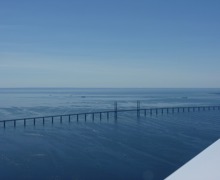 Road bridge connecting Sweden and Denmark at Malmö