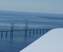 Bridge connecting Sweden and Denmark at Malmö