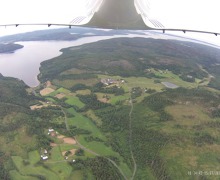 The Arctic circle between Sundvall and Kiruna
