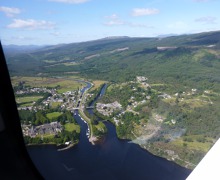 Scotland, Fort Augustus, Caledonian canal- Loch Ness