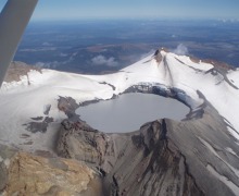 New Zealand – the summit of the still active volcano Ruapehu