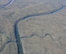 Texas, the Mexico border area and Rio Grane