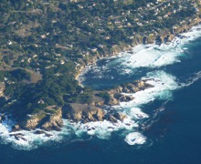 California coast - alongside Highway No 1