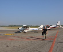 Pilot, Urbi airport, Rome, Italy
