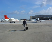 On the way to the aircraft- Lakefront, New Orleans, Luisiana, USA