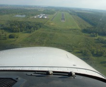 On final, Giddings, Texas, USA On final, Giddings, Texas, USA