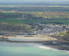 Port-en-Bassin – here was located the pipeline bringing fuel from the UK for the Allies 