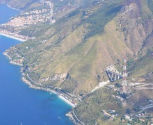 Strait of Messina – the coast of Sicily
