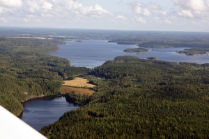 Krajina severně od Tampere