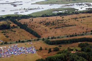 Shluk stanů, pobřeží Lotyšska