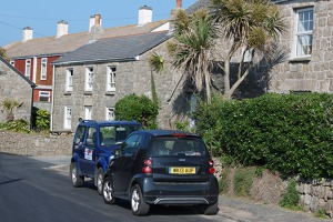 Všude po ostrově rostou palmy – v zimě tu nemrzne – Old Town, St Mary ́s, Scilly