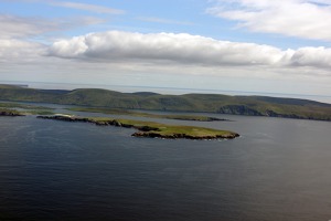 První pohledy na jižní část Shetlandských ostrovů
