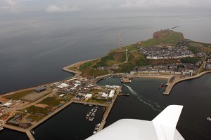 Ostrov Helgoland s přístavem