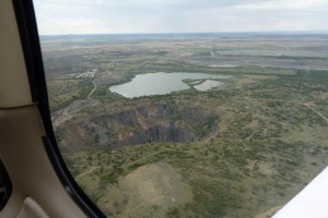 RSA - a diamond mine at Kimberley