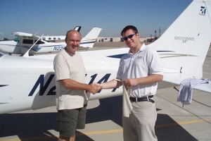 Solo flight graduation  - Grand Prairie, Texas, USA