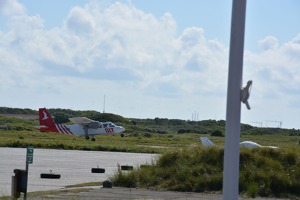 Helgoland - local flight landing