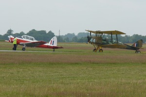 Historical aircraft display, Oxford, England