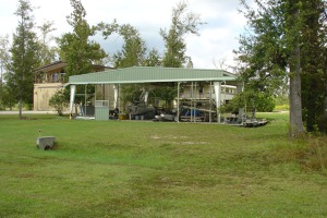 Cathrina damage at airpark, New Orleans, Luisiana, USA 