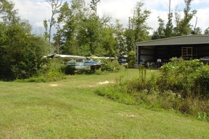 Cathrina damage at airpark, New Orleans, Luisiana, USA 