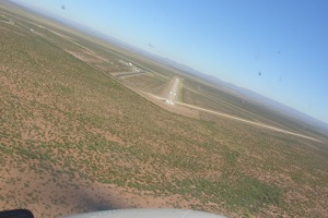 Final, Culberson airport, Texas, USA