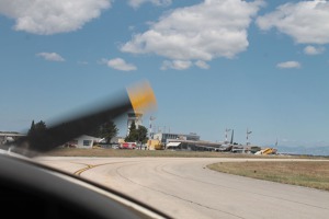 Taxiing, Zadar, Croatia